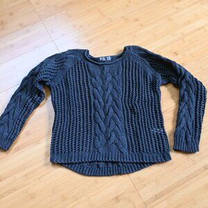 EUC VTG Buffalo Loose Knit Cotton Blend Chunky Sweater Large